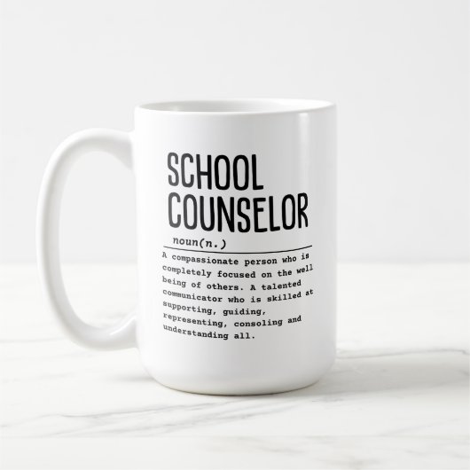 Schooladviseur Koffiemok (Links)