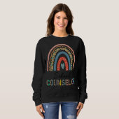 Schooladviseur Leopard Rainbow Appreciation Back Trui (Voorkant volledig)
