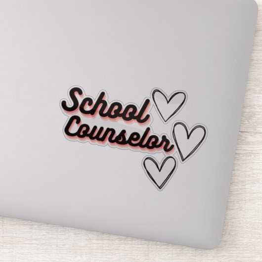 Schooladviseur met drie kunsten sticker (Detail)