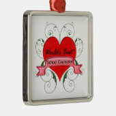 Schooladviseur Metalen Ornament (Rechts)