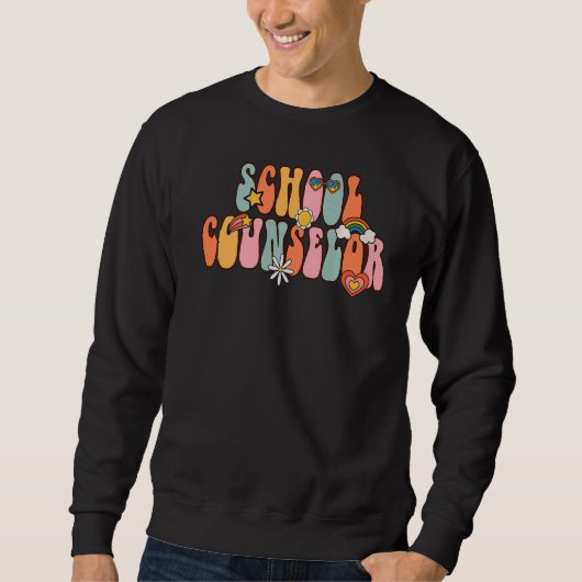 Schooladviseur Retro Groovy terug naar Scho Trui (Voorkant)