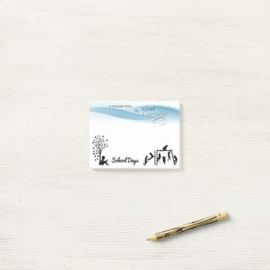 Schooladviseur Schooldagen Sticky Notes (Op bureau)
