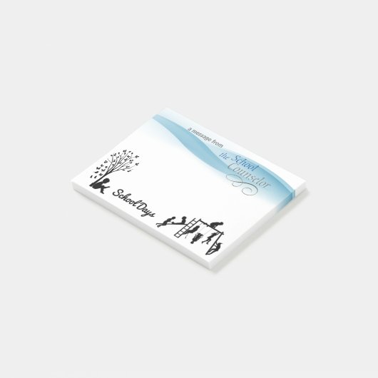 Schooladviseur Schooldagen Sticky Notes (Schuin)
