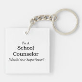 Schooladviseur Sleutelhanger (Achterkant)