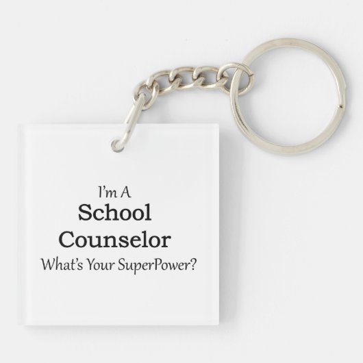 Schooladviseur Sleutelhanger (Achterkant)