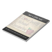 Schooladviseur |  stijl notitieblok (Linkerzijde)