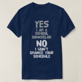 Schooladviseur T-shirt (Design voorkant)