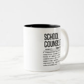 Schooladviseur Tweekleurige Koffiemok (Voorkant rechts)