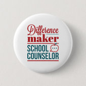 Schooladviseur Verschillende maker Ronde Button 5,7 Cm (Voorkant)