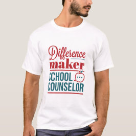 Schooladviseur Verschillende maker T-shirt
