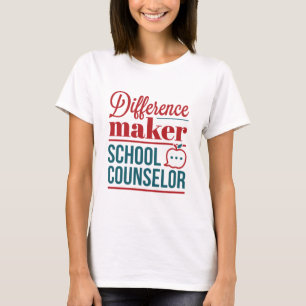 Schooladviseur Verschillende maker T-shirt