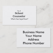 Schooladviseur Visitekaartje (Voorkant / Achterkant)