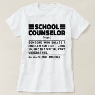 Schooladviseur Zelfstandig naamwoord Counseling Sp T-shirt