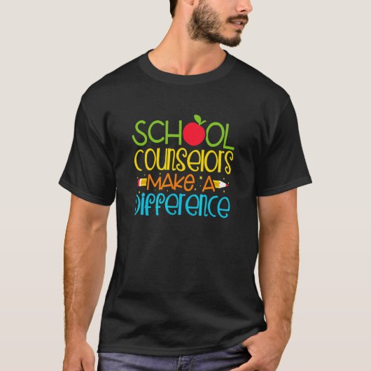 Schooladviseurs Verschillenbegeleiding T T-shirt (Voorkant)