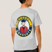 Schoolafstudeerembleem T-shirt (Achterkant)