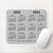 Schoolagenda 2022-2023 van Janz Silver Muismat (Met muis)