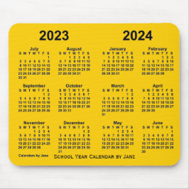 Schoolagenda 2023-2024 van Janz Gold Muismat