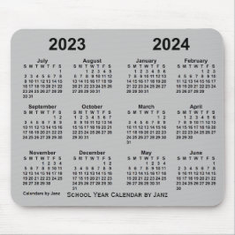 Schoolagenda 2023-2024 van Janz Silver Muismat
