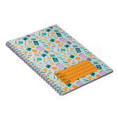 Schoolartikelen Patroon Notitieboek (Rechterzijde)