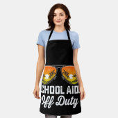Schoolassistent buiten dienst zonnebril laatste sc schort (Gedragen)