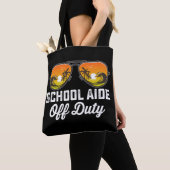Schoolassistent buiten dienst zonnebril laatste sc tote bag (Dichtbij)
