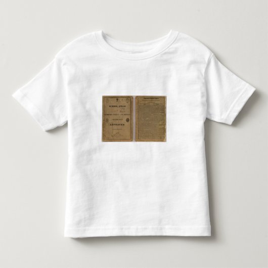 Schoolatlas met moderne geografie kinder shirts (Voorkant)