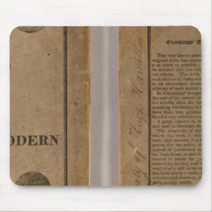 Schoolatlas met moderne geografie muismat