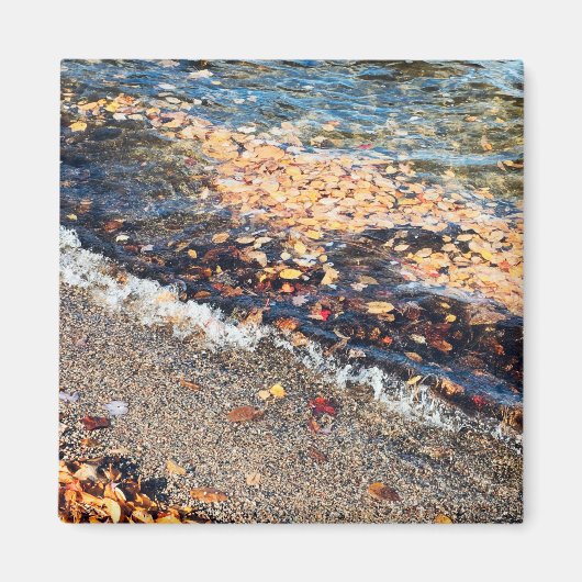 schoolbaai in de herfst magneet (Voorkant)