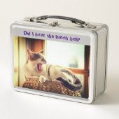 Schoolballetje - Slaapskat met metalen tas (Voorkant)