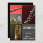 Schoolbandconcert Kaart (Voorkant / Achterkant)