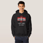 Schoolbegeleider Funny Waardering Wijziging Schema Hoodie (Voorkant volledig)