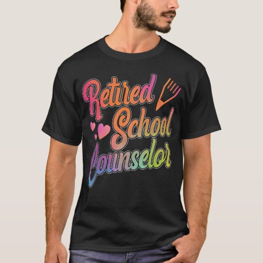 Schoolbegeleider Gepensioneerd Schoolbegeleider Ge T-shirt (Voorkant)