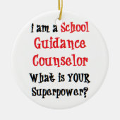 schoolbegeleider keramisch ornament (Voorkant)