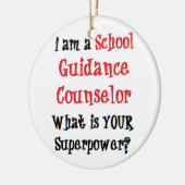 schoolbegeleider keramisch ornament (Links)