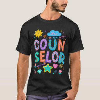 Schoolbegeleider Psycholoog Therapeut Docent App T-shirt