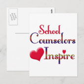 Schoolbegeleiders inspireren briefkaart (Voorkant / Achterkant)