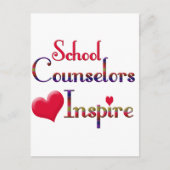 Schoolbegeleiders inspireren briefkaart (Voorkant)