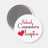 Schoolbegeleiders inspireren magneet (Voorkant / Achterkant)