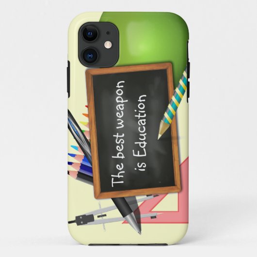 Schoolbenodigdheden Case-Mate iPhone Case (Achterkant)