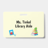 Schoolbenodigdheden Leraar Assistent Klas Afdeling Badge (Achterkant)