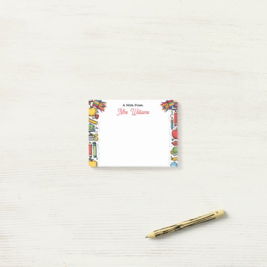 Schoolbenodigdheden Leraar Post-it® Notes (Op bureau)