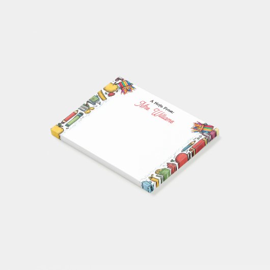 Schoolbenodigdheden Leraar Post-it® Notes (Schuin)