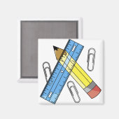 Schoolbenodigdheden Magneet (Voorkant / Achterkant)