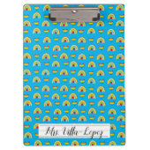 schoolbenodigdheden met Rainbow Hearts Pattern Klembord (Voorkant)