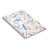 Schoolbenodigdheden Patroon Notitieboek (Rechterzijde)