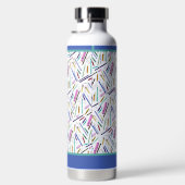 Schoolbenodigdheden patroon waterfles (Rechts)