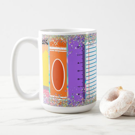 Schoolbenodigdheden Sparkles Koffiemok (Met donut)