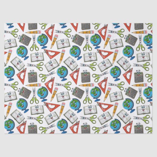 Schoolbenodigdheden Tissuepapier (Voorkant)