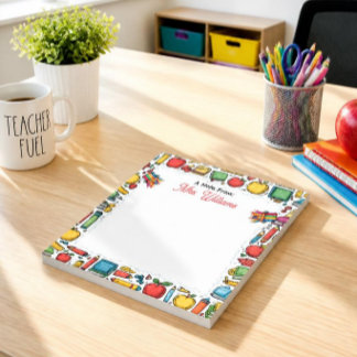 Schoolbenodigdheden voor leraren  notitieblok