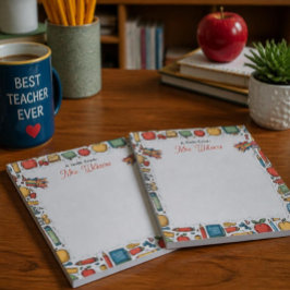 Schoolbenodigdheden voor leraren  notitieblok